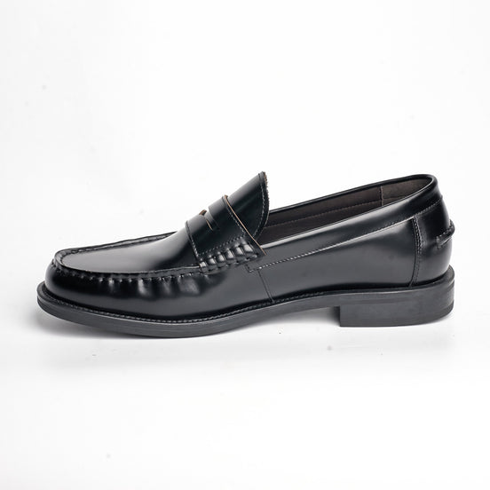 BB-101 Black - College Penny Loafer - Bruno Bunker