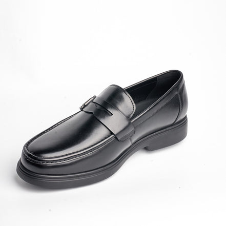 BB-102 Black - Chunky Penny Loafer - Bruno Bunker