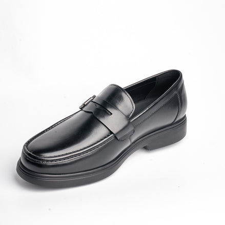 BB-102 Black - Chunky Penny Loafer - Bruno Bunker