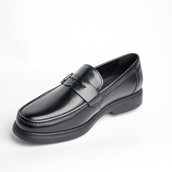 BB-102 Black - Chunky Penny Loafer - Bruno Bunker