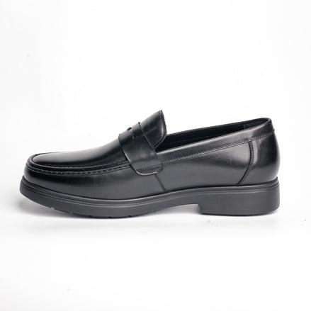BB-102 Black - Chunky Penny Loafer - Bruno Bunker