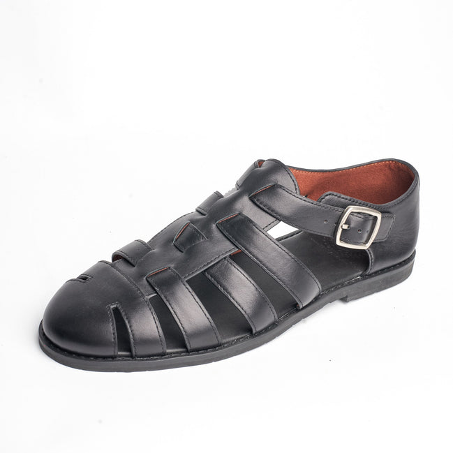 BB-103 Black - Fisherman Sandal - Bruno Bunker