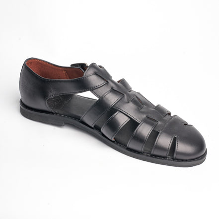 BB-103 Black - Fisherman Sandal - Bruno Bunker