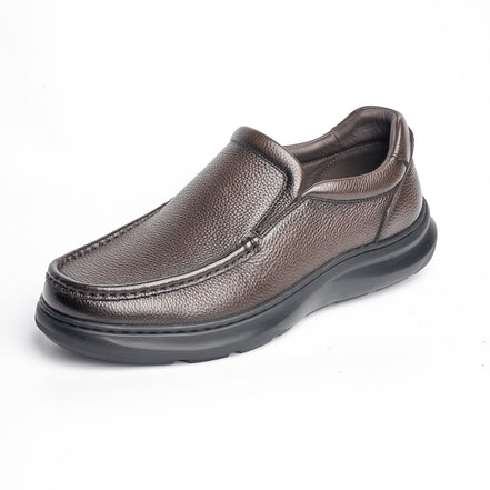 BB-104 Brown - Chunky Moc-Toe Slip-On - Bruno Bunker