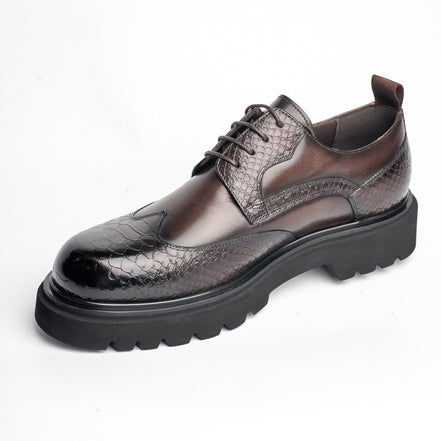 BB-112 Brown - Wingtip Lug-Sole Derby - Bruno Bunker