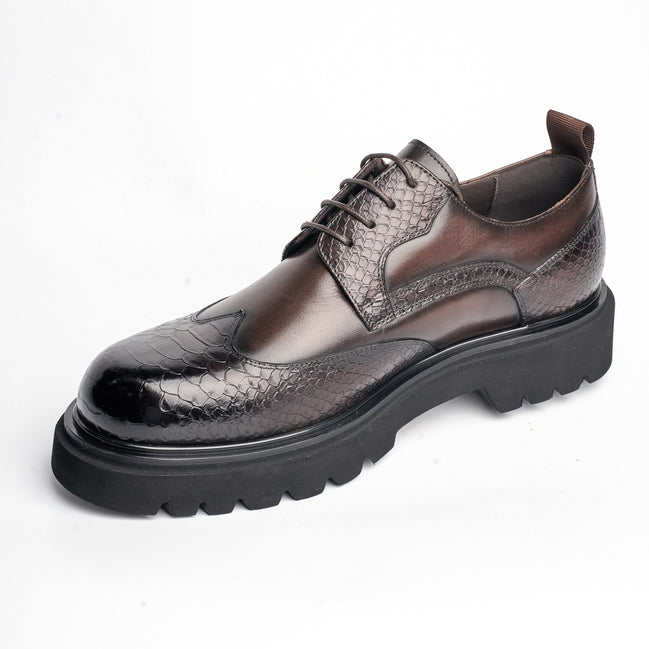 BB-112 Brown - Wingtip Lug-Sole Derby - Bruno Bunker