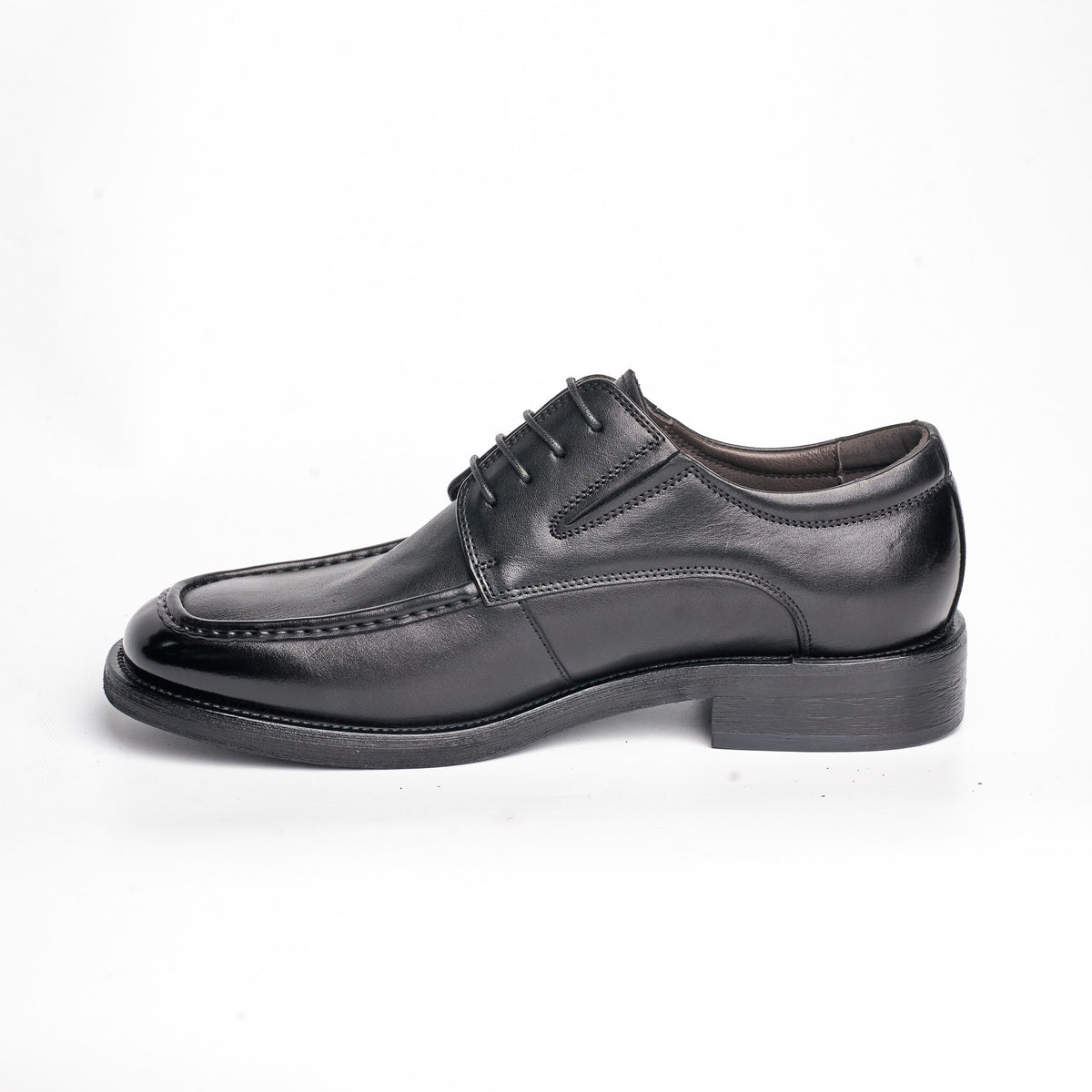 BB-113 Black - Apron-Toe Gore Derby - Bruno Bunker