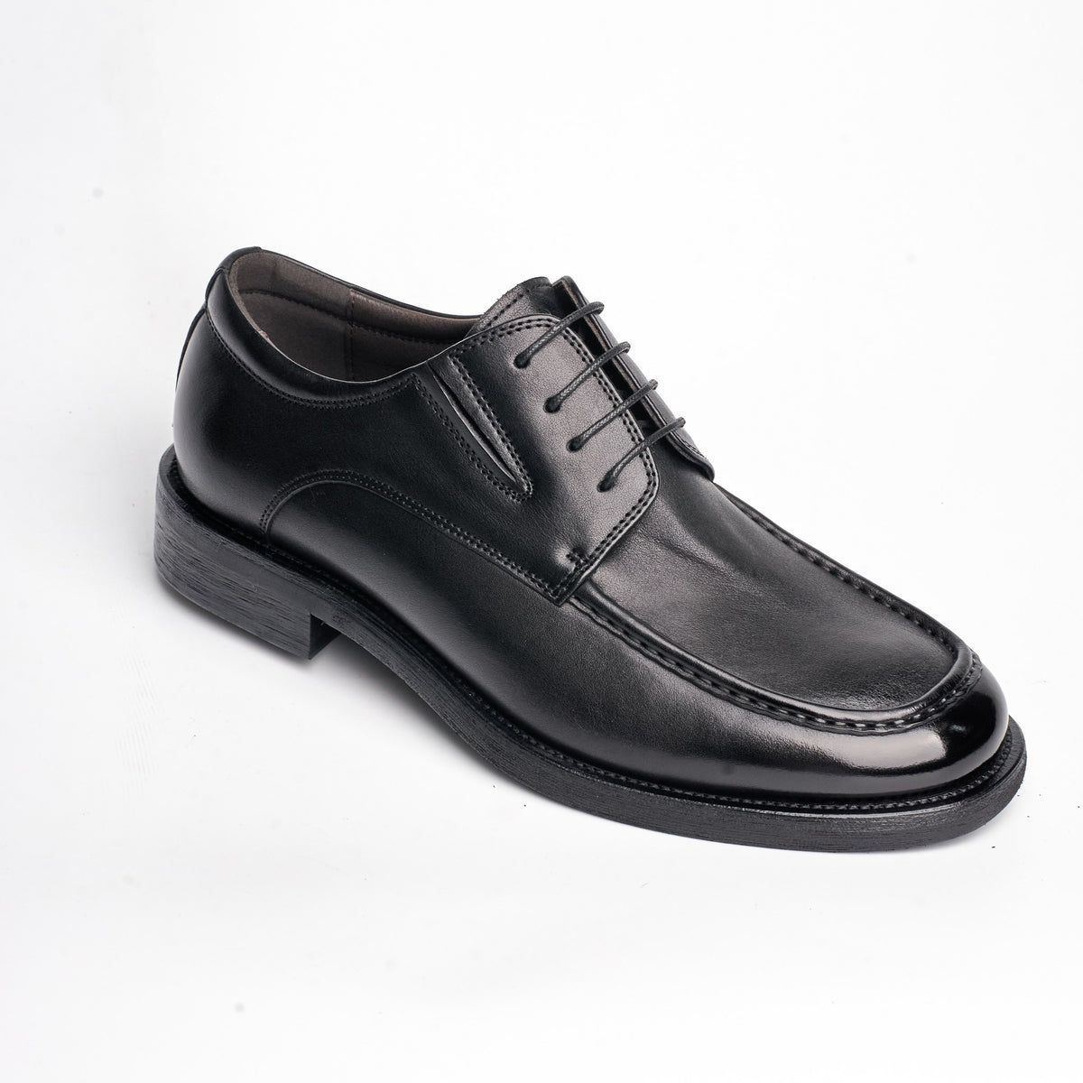 BB-113 Black - Apron-Toe Gore Derby - Bruno Bunker