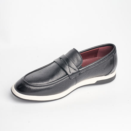BB-119 Black - Light-Sole Penny Loafer, X-Band - Bruno Bunker