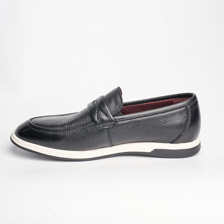 BB-119 Black - Light-Sole Penny Loafer, X-Band - Bruno Bunker