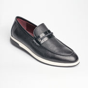 BB-120 Black - Light-Sole Braided Bit Loafer - Bruno Bunker
