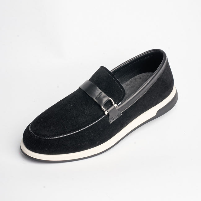 BB-124 Black - Suede Bit Slip-On - Bruno Bunker