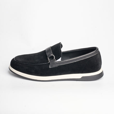 BB-124 Black - Suede Bit Slip-On - Bruno Bunker