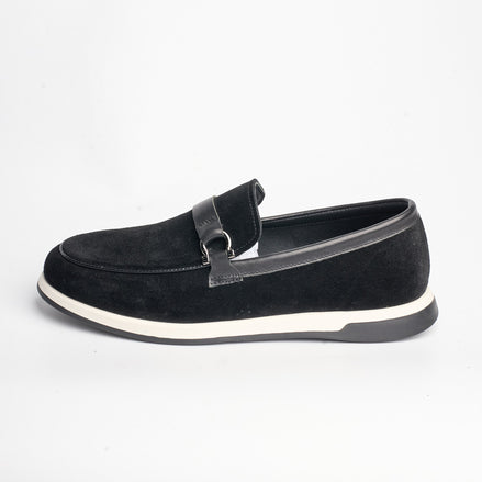 BB-124 Black - Suede Bit Slip-On - Bruno Bunker
