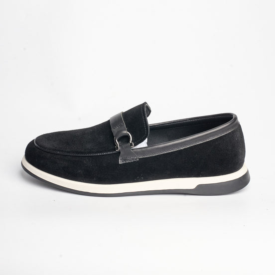 BB-124 Black - Suede Bit Slip-On - Bruno Bunker
