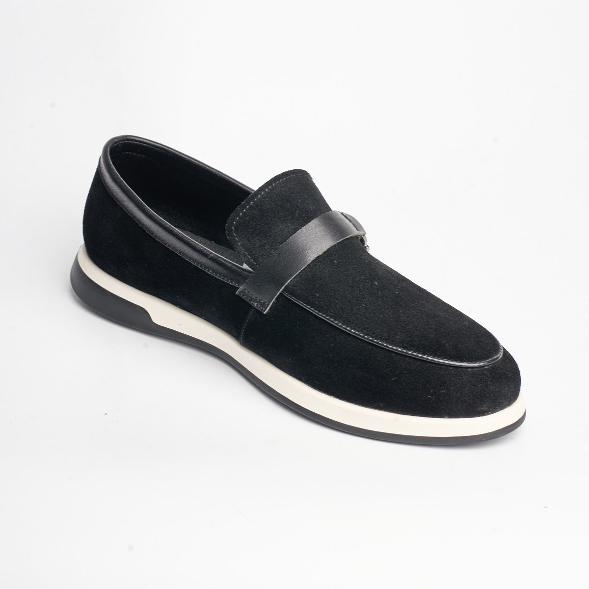 BB-124 Black - Suede Bit Slip-On - Bruno Bunker