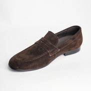 BB-126 Brown Suede - Soft Dress Penny Loafer - Bruno Bunker