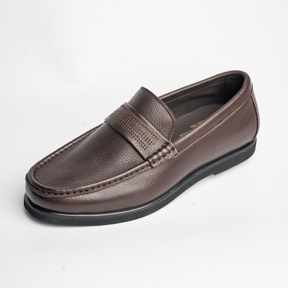 BB-128 Brown - Flexible Moc-Toe Penny Loafer - Bruno Bunker