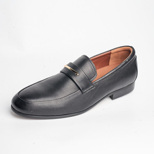 BB-134 Black - Dress Bar Loafer - Bruno Bunker