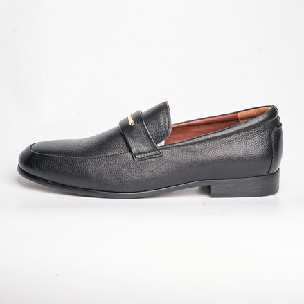 BB-134 Black - Dress Bar Loafer - Bruno Bunker