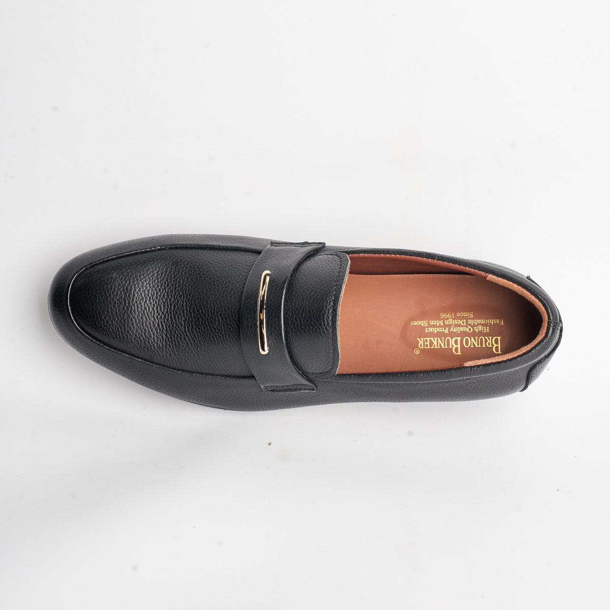 BB-134 Black - Dress Bar Loafer - Bruno Bunker