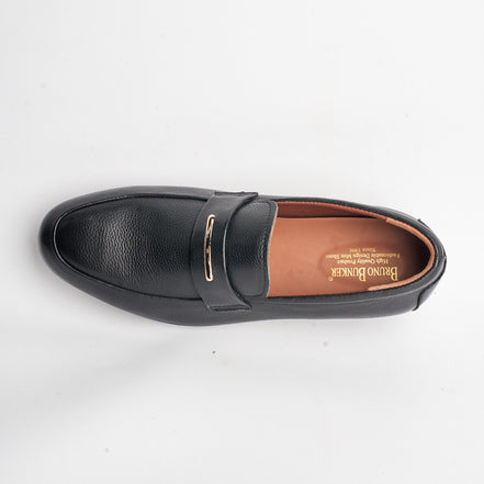 BB-134 Black - Dress Bar Loafer - Bruno Bunker