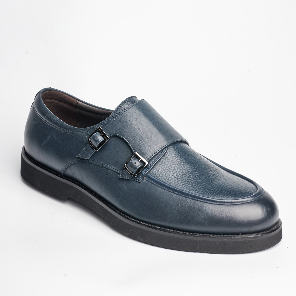 BB-138 Navy - Double Monk, Lug Sole - Bruno Bunker