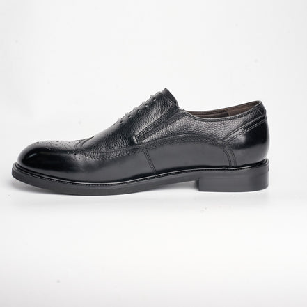 BB-152 Black - Brogue Gore Oxford - Bruno Bunker