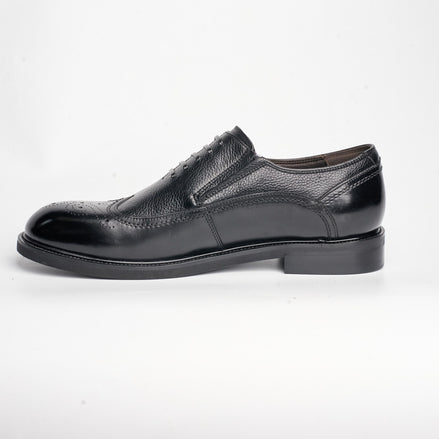 BB-152 Black - Brogue Gore Oxford - Bruno Bunker