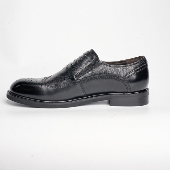 BB-152 Black - Brogue Gore Oxford - Bruno Bunker