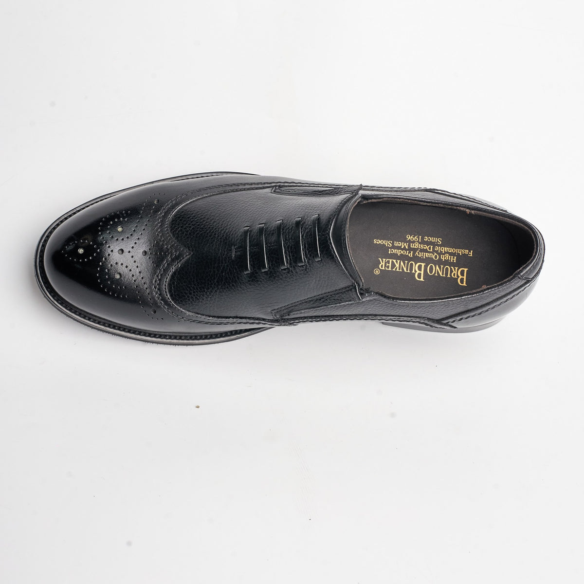 BB-152 Black - Brogue Gore Oxford - Bruno Bunker