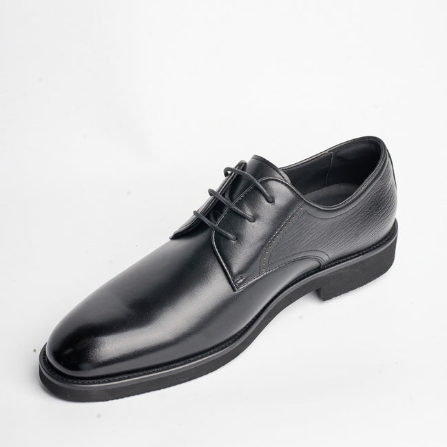 BB-156 Black - Smooth Plain Derby - Bruno Bunker