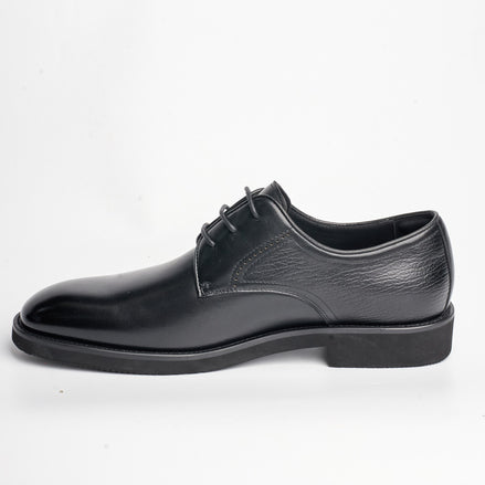 BB-156 Black - Smooth Plain Derby - Bruno Bunker