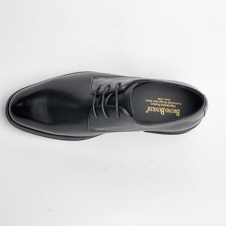 BB-156 Black - Smooth Plain Derby - Bruno Bunker