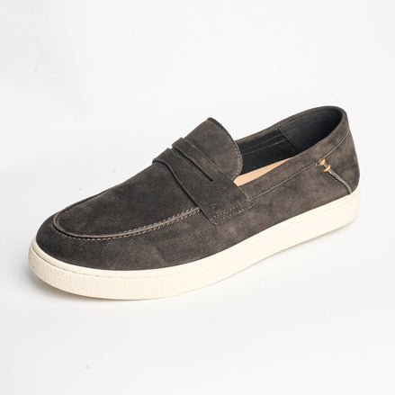 BB-157 Olive - Suede Penny Loafer Sneaker Hybrid - Bruno Bunker