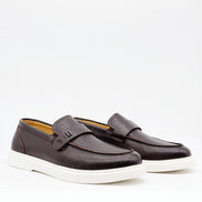 BB Buckle Loafer - Dark Brown