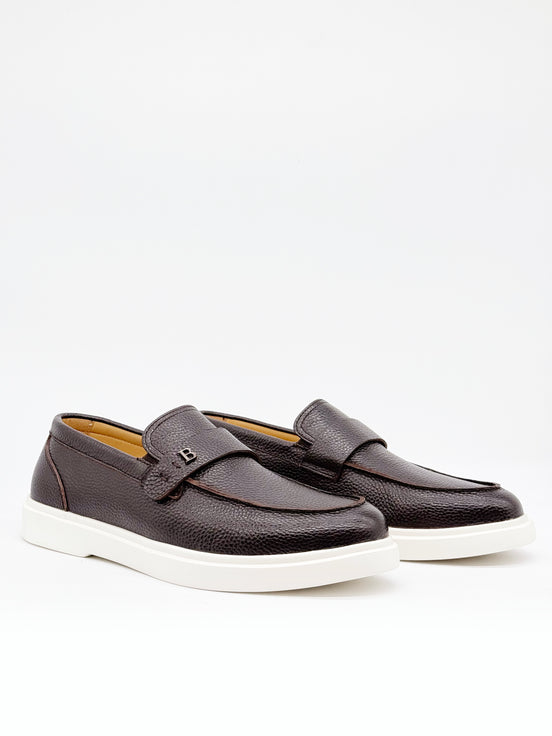 BB Buckle Loafer - Dark Brown