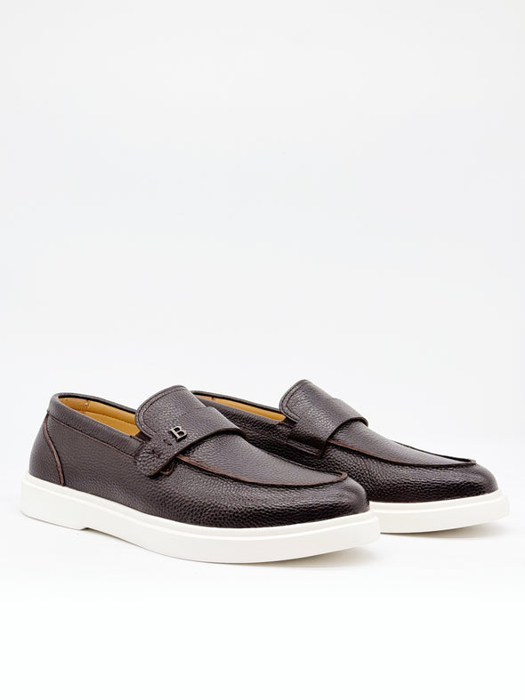 BB Buckle Loafer - Dark Brown