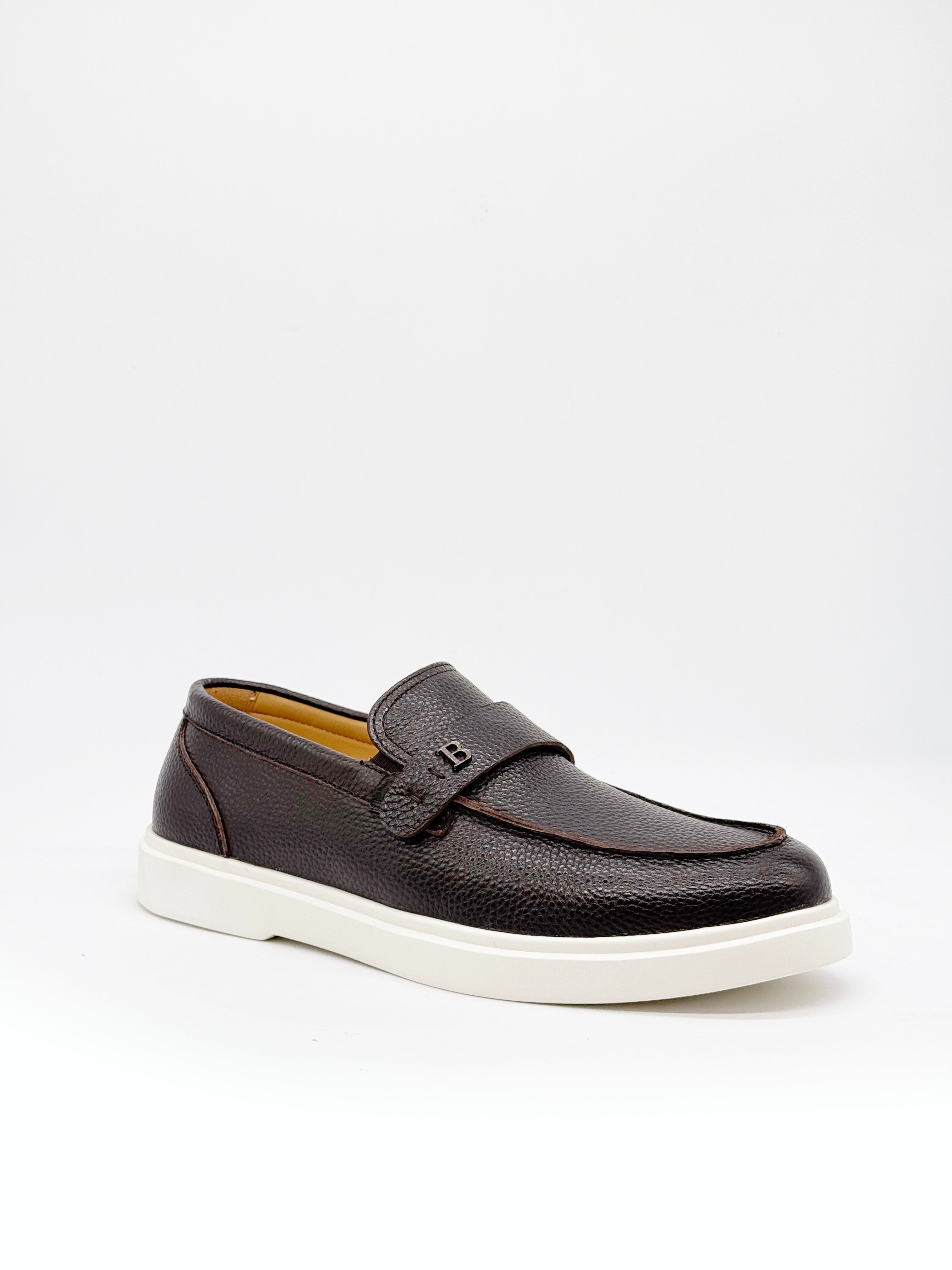 BB Buckle Loafer - Dark Brown