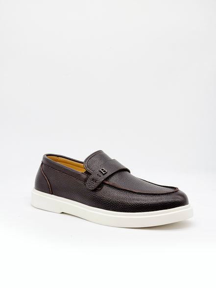 BB Buckle Loafer - Dark Brown