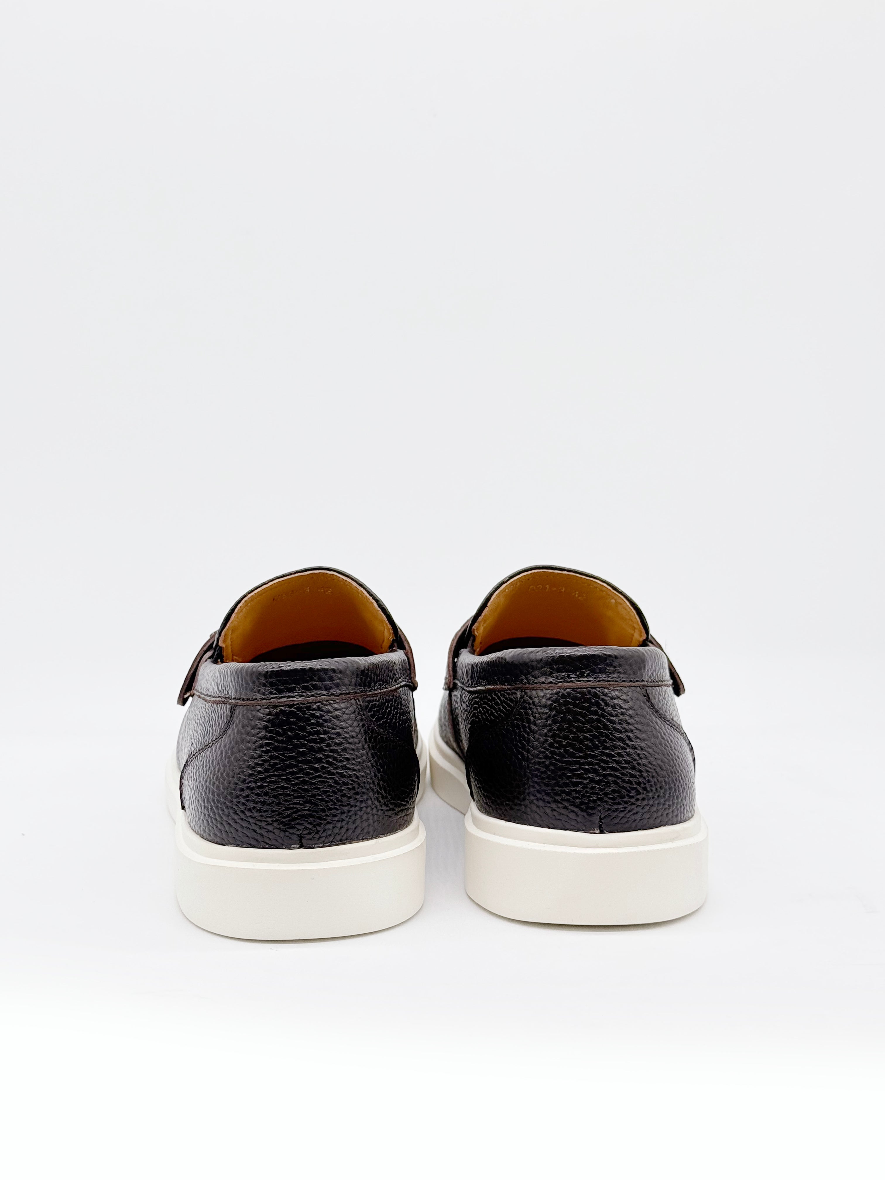 BB Buckle Loafer - Dark Brown