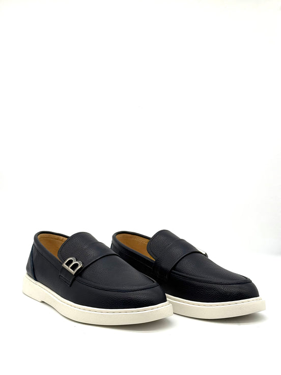 BB Buckle Platform Loafer - Black