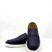 BB Buckle Platform Loafer - Navy