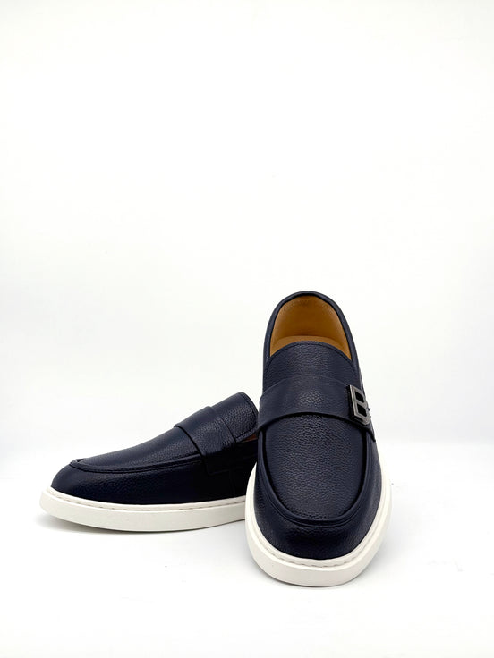 BB Buckle Platform Loafer - Navy