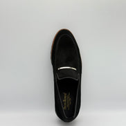 Cowskin Suede Bar Loafer