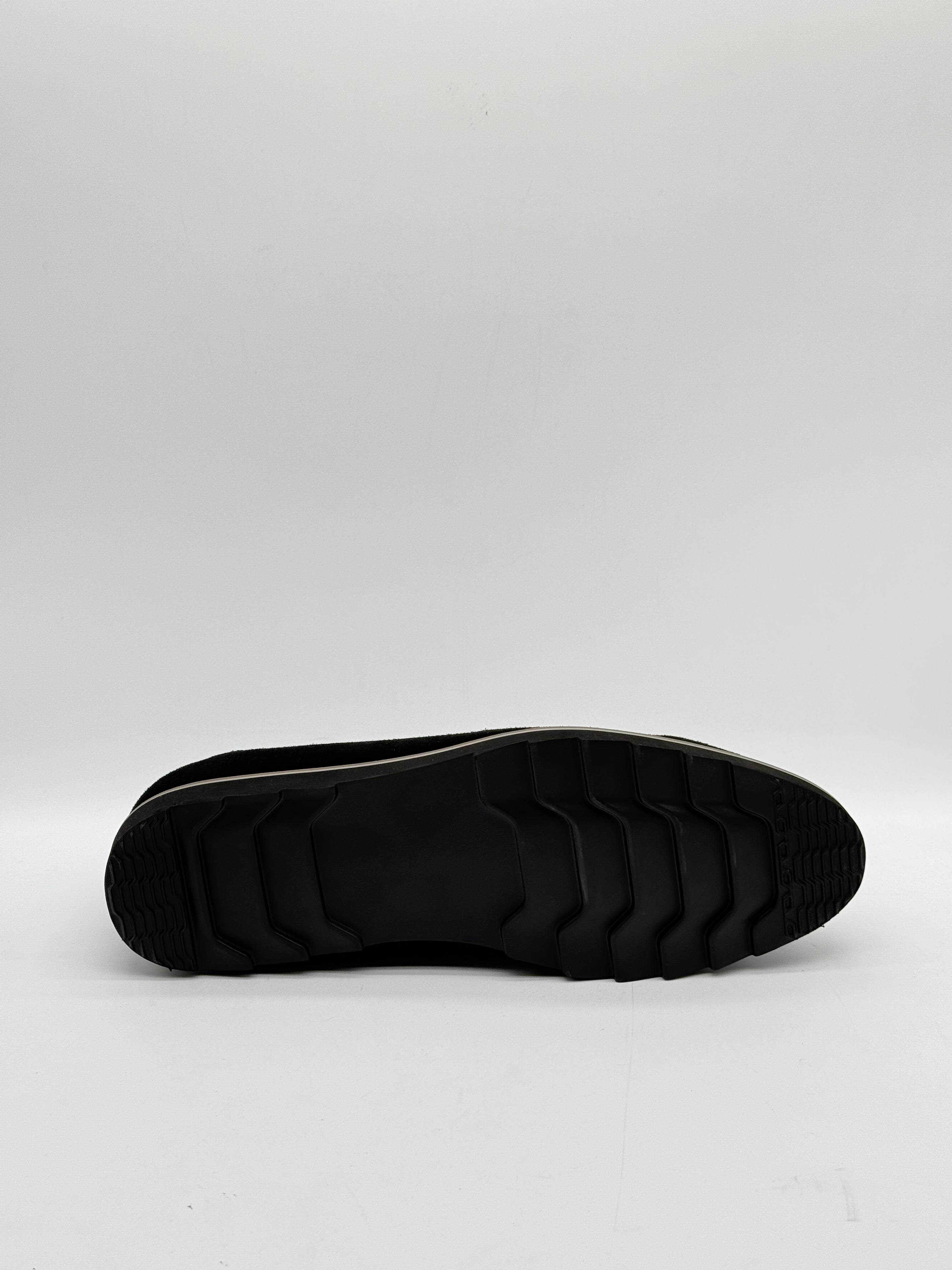Cowskin Suede Bar Loafer