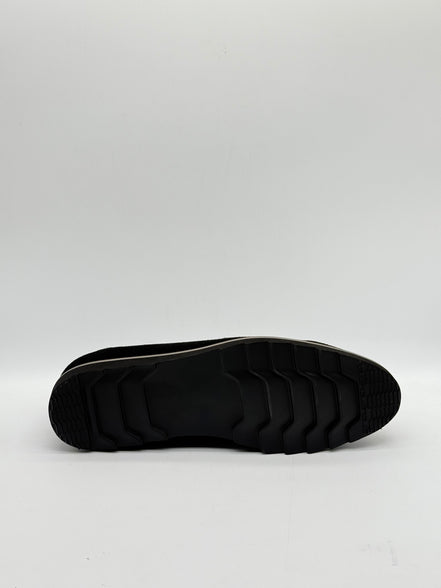 Cowskin Suede Bar Loafer