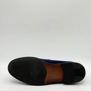 Cowskin Suede & Leather Penny Loafer