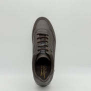 Cross-Grain Leather Derby Sneaker