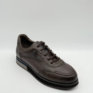 Cross-Grain Leather Runner Sneaker